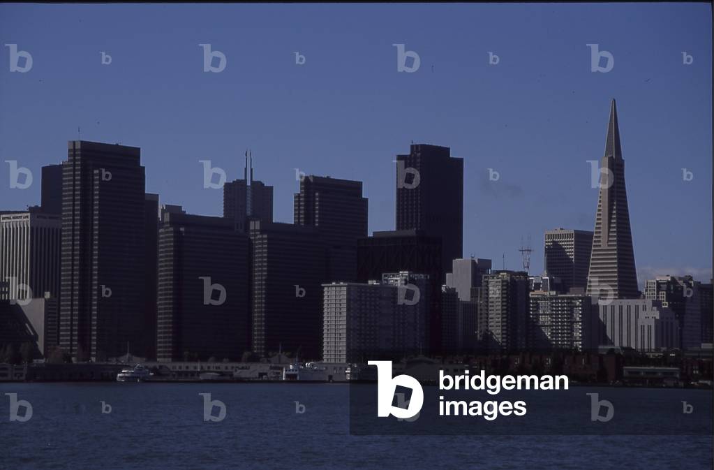 San Francisco with Transamerica Pyramid, California, USA, 1992 (photo)