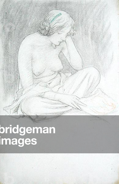 A Contemplative Moment (pastel on paper)