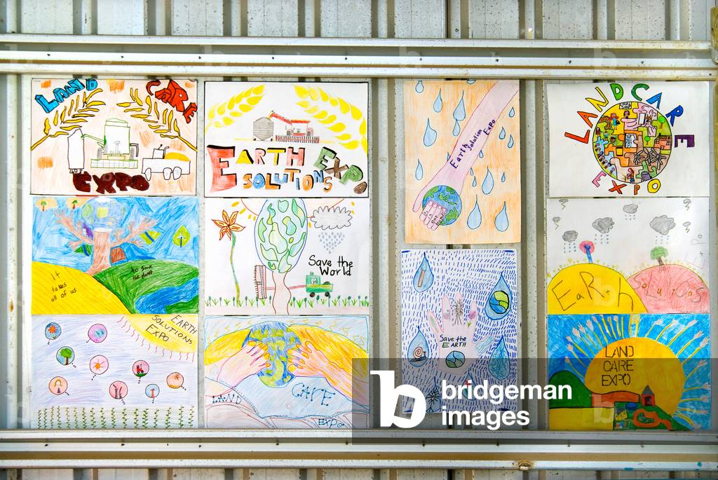 Posters by children for 