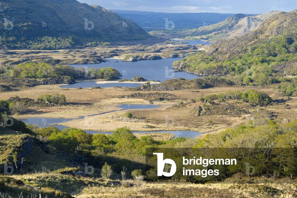 Lady's View scenic viewpoint in Killarney National Park, Kerry, Republic of Ireland (photo)