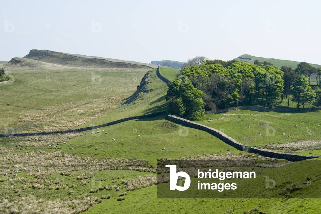 Hadrian's Wall, Northumberland National Park, UK (photo)