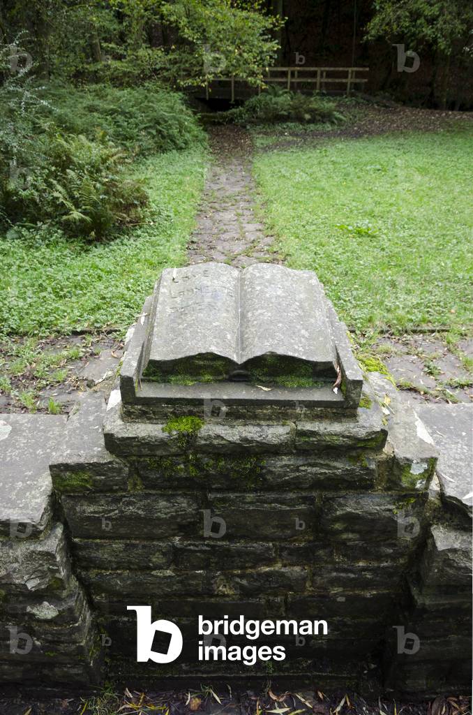Ruins of Trinity Well Chapel, Ilston, Gower, South Wales (photo)