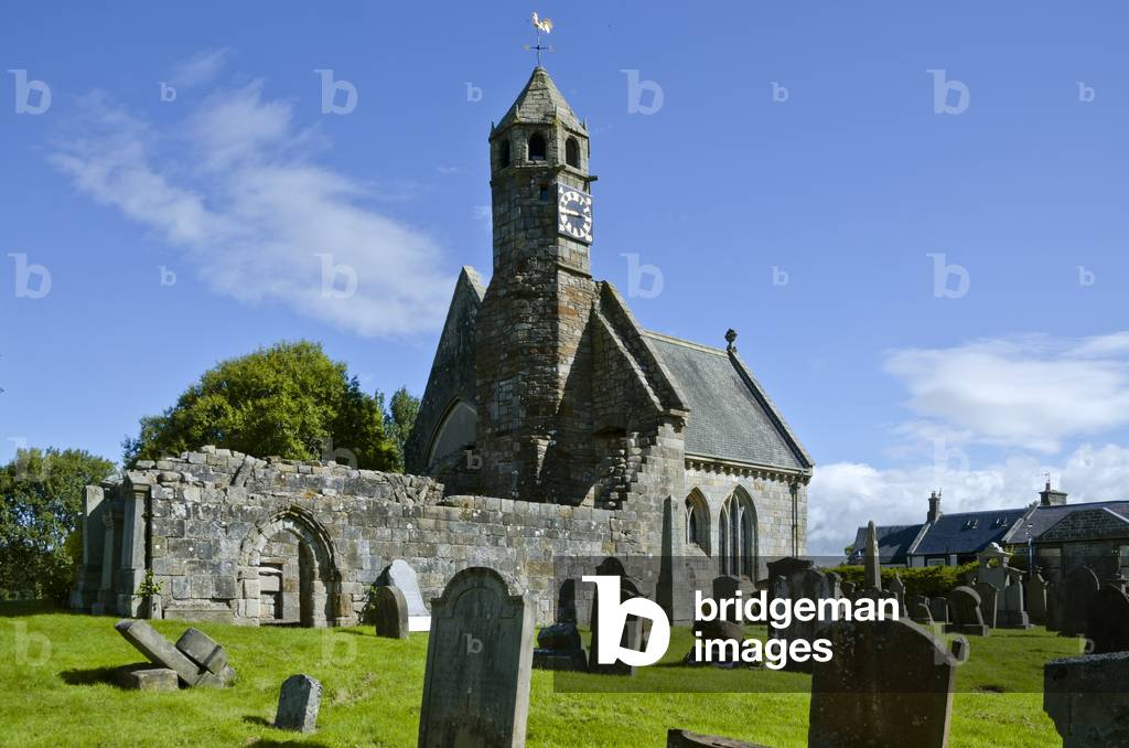 St Bride's Church - Mausoleum of the Black Douglas family/clan, 
Historic Scotland site
Douglas, Scotland, UK (photo)