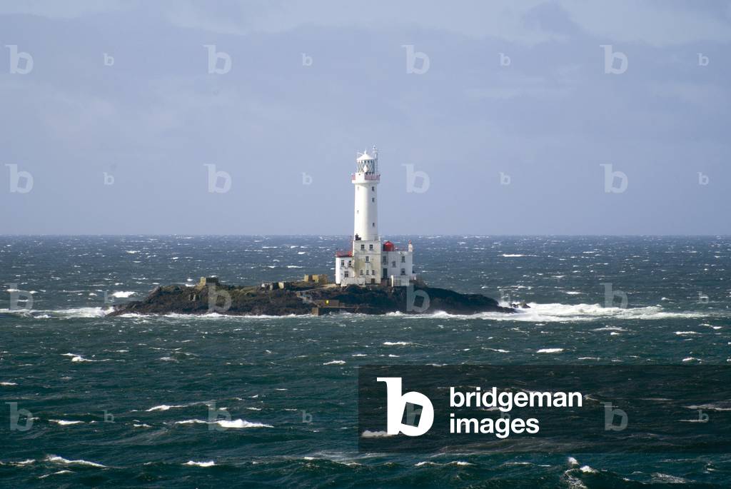 Lighthouse on Tuskar Rock in Irish Sea near Rosslare, Wexford, Republic of Ireland (photo)