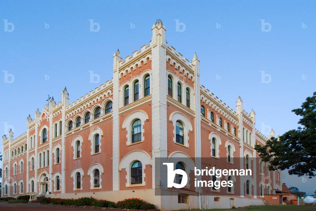 New Norcia Benedictine monastery & settlement: St.Ildephonsus (boy's residence) at dawn New Norcia, Western Australia (photo)