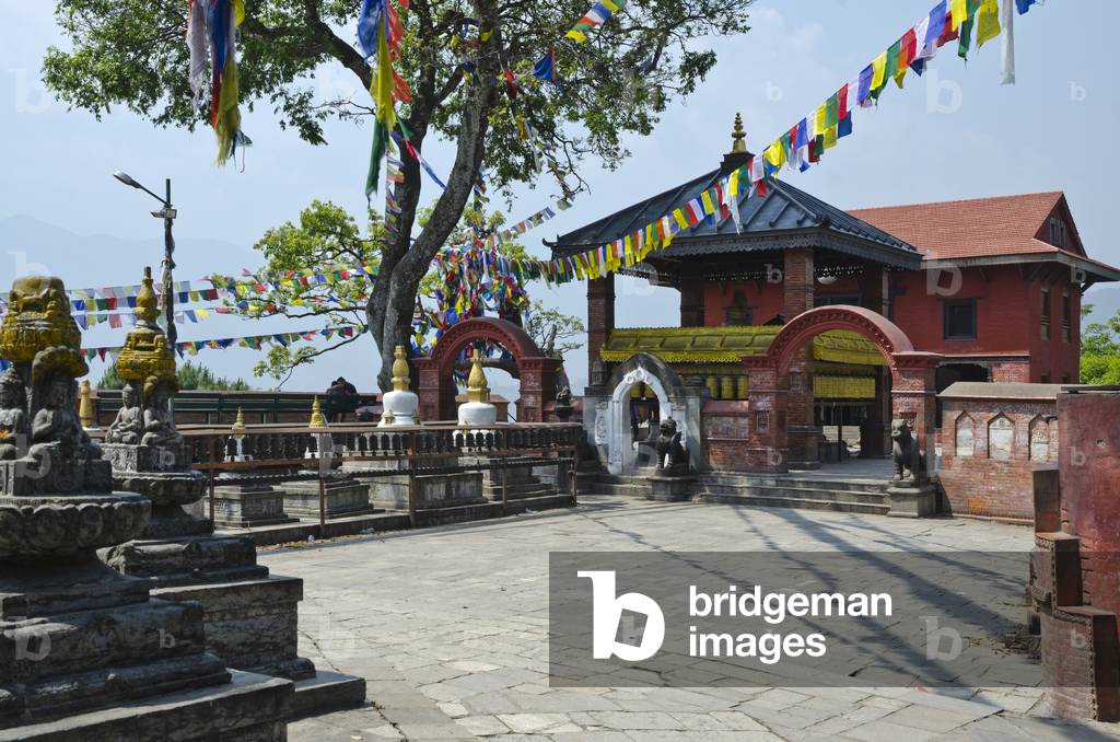 Manjushri shrine, Swayambhu (aka. Monkey Temple), Kathmandu, Nepal (photo)