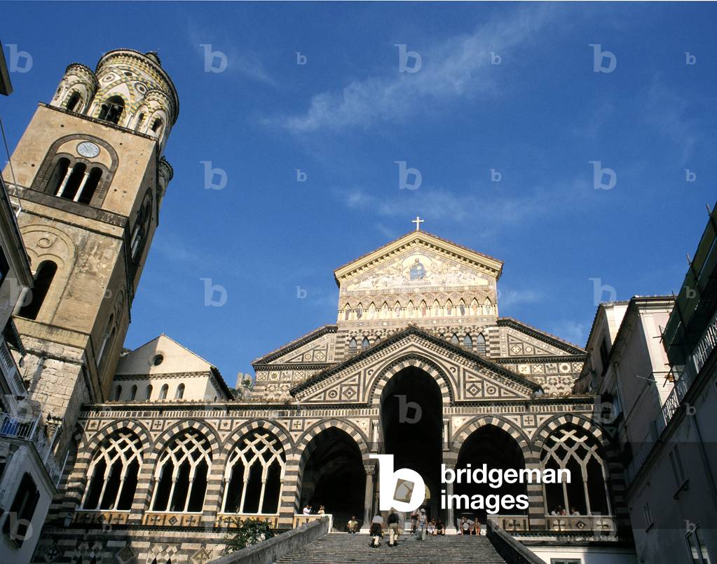 The 9th century cathedral, Amalfi, Italy (photo)