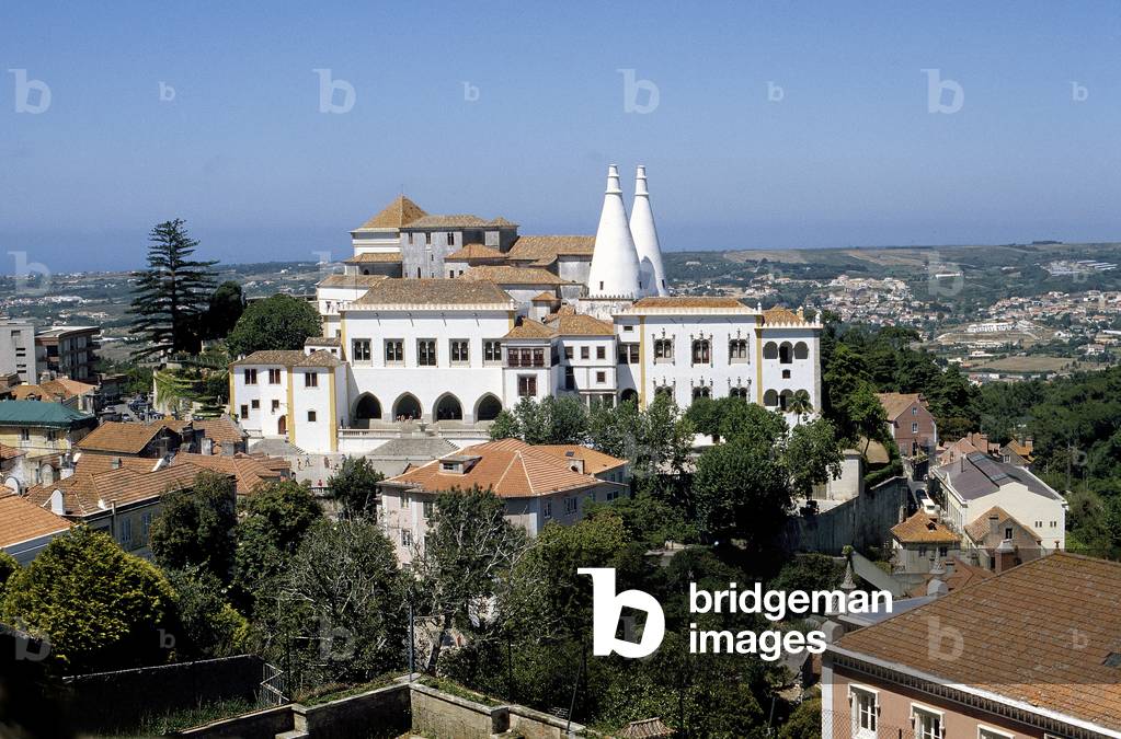 Sintra the Paco da Vila de Sintra. Portugal. The National Palace (photo)
