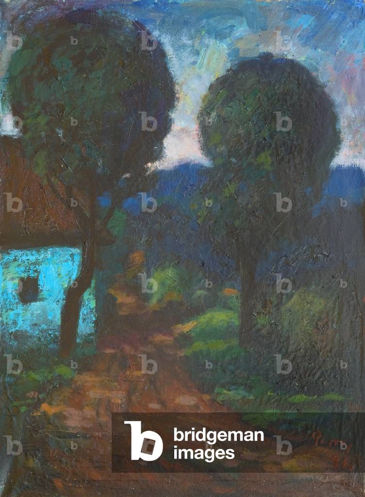 Bild von Gemälde "Ende der Stadt", 1960 von Emil Parrag