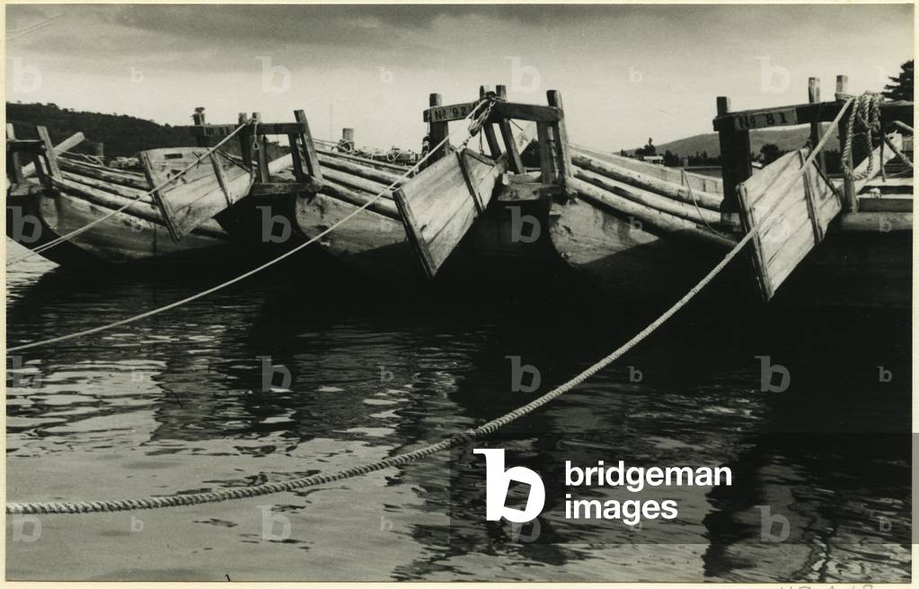 Kiso River, Japan, 1937 (bromide print)