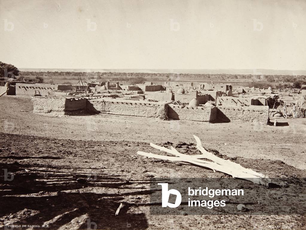 Sandia Pueblo, 1880 (albumen print)