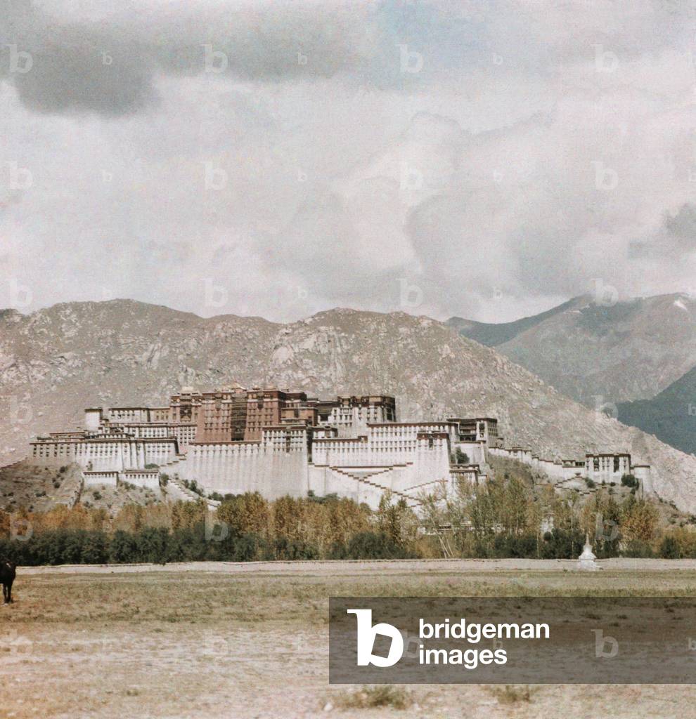 The Potala, Lhasa, Tibet, 1936-50 (colour transparency)
