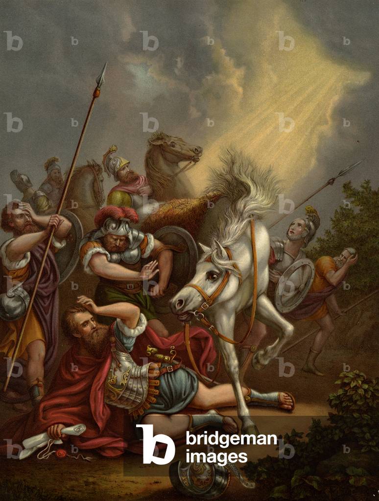 Conversion of St. Paul (colour litho)