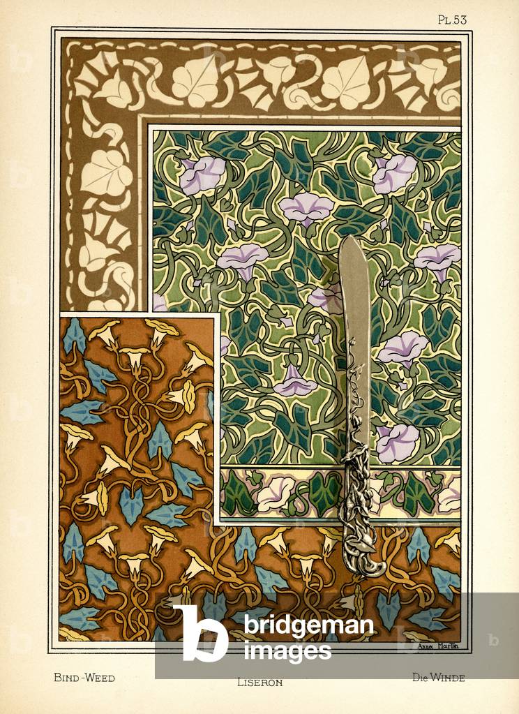 The Bindweed (colour litho)