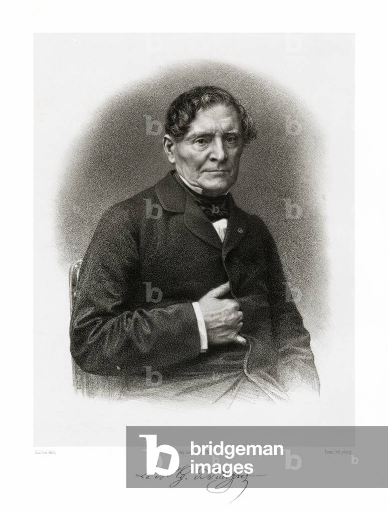 Charles Louis Gaston, Marquis d' Audiffret, 1865-66 (litho)