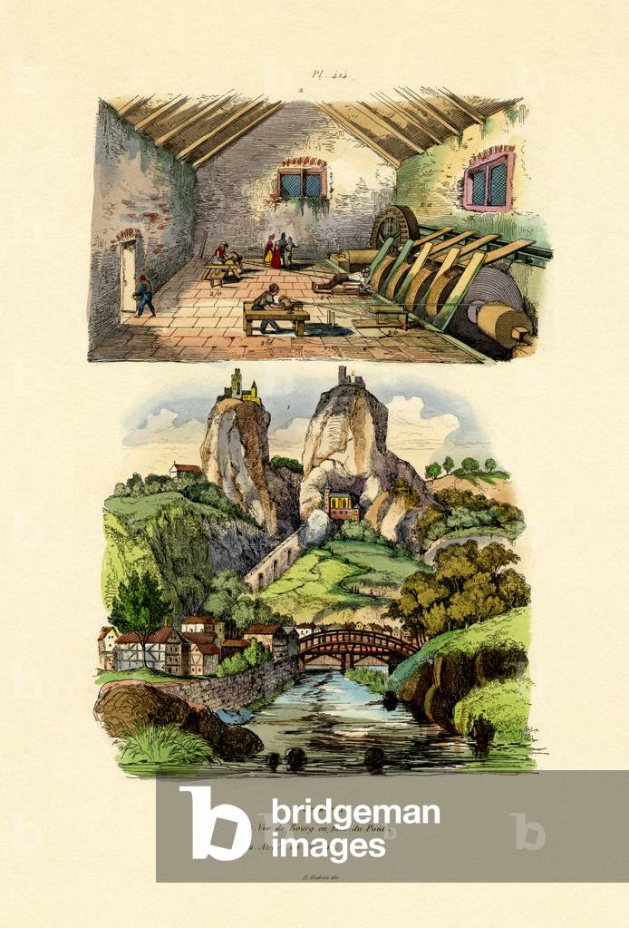 Gemstones, 1833-39 (coloured engraving)