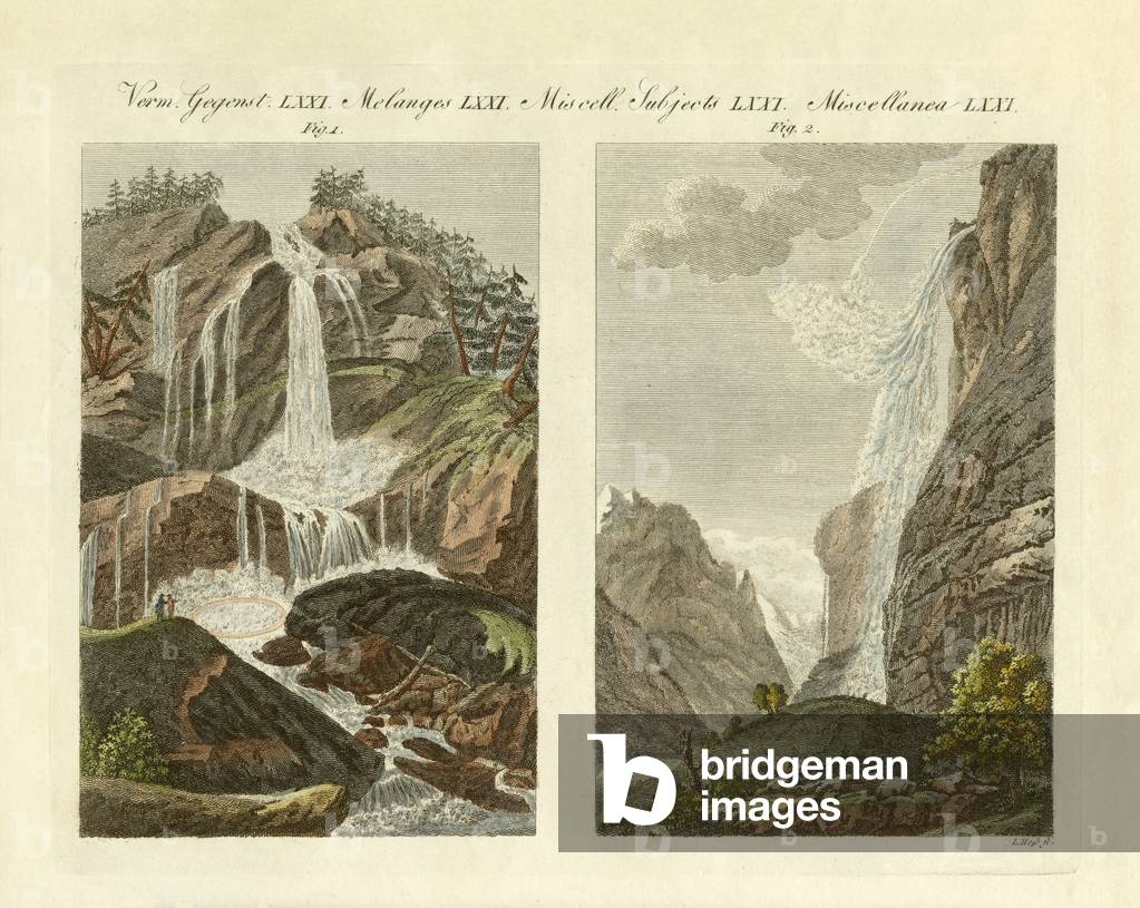 Dust-beck (coloured engraving)