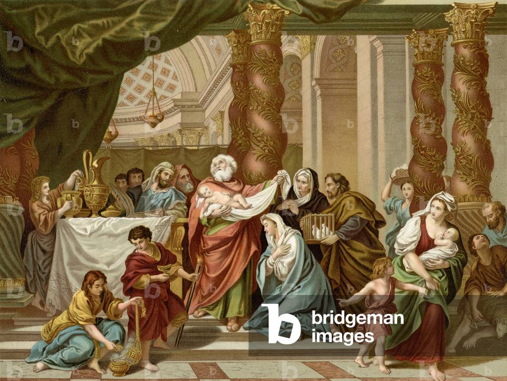 Simeon's Hymn (colour litho)