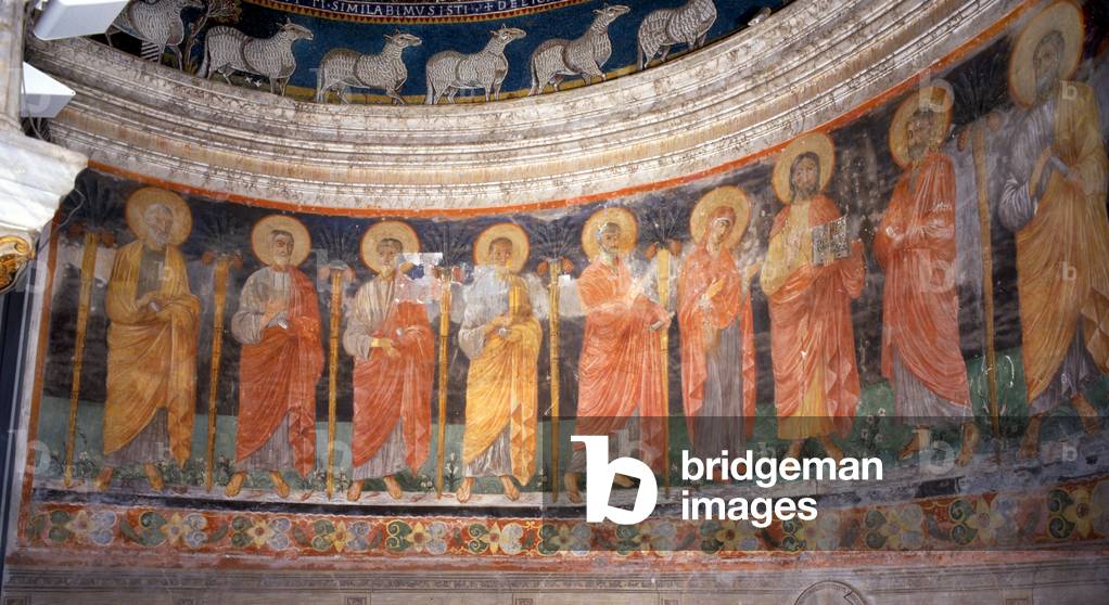 Jesus and Mary among the Twelve Apostles (fresco)