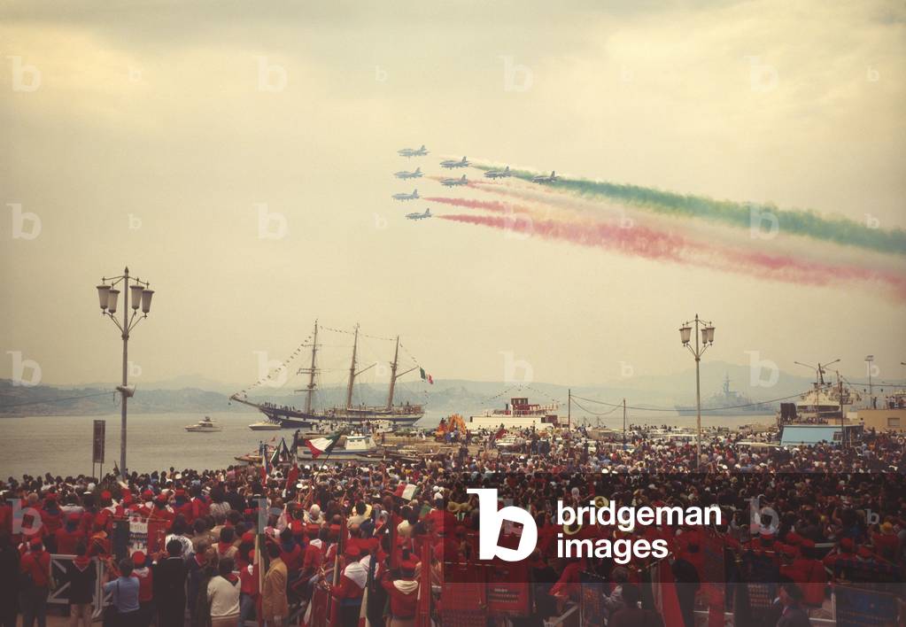 Centenary of the death of Garibaldi 1882-1982 at Caprera, Maddalena archipelago, Sardinia, 1982 (photo)