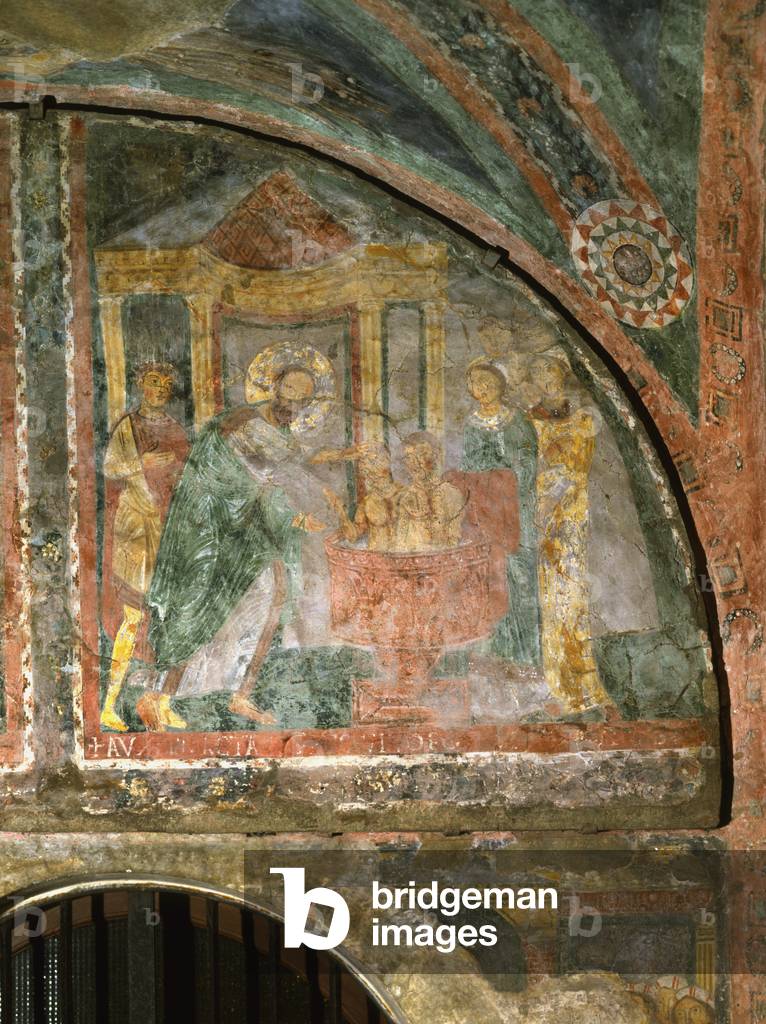 Baptism of Saint Pudentiana (fresco)