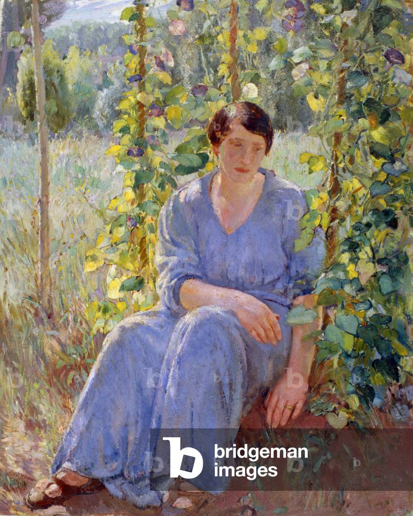 Wife in the Sun (oil on canvas)