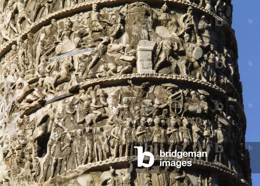 Detail from the Column of Marcus Aurelius (photo)
