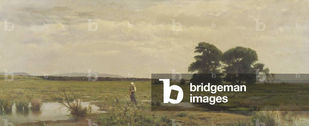 Roman countryside (oil on canvas)