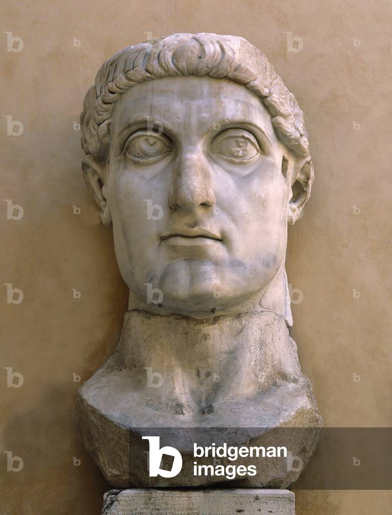 Colossal head of Constantine the Great (marble)