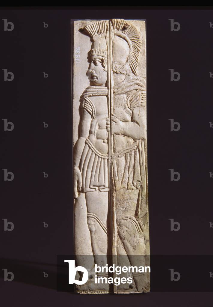 Panel, from a series depicting figures in relief, Palestrina (bone)