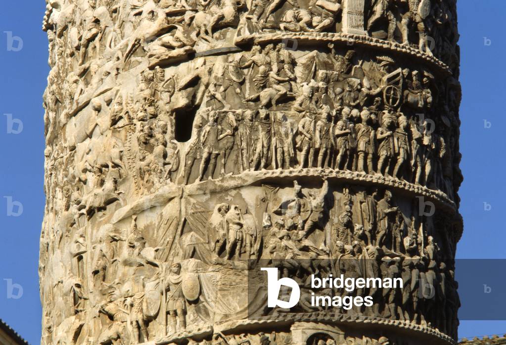 Detail from the Column of Marcus Aurelius (photo)