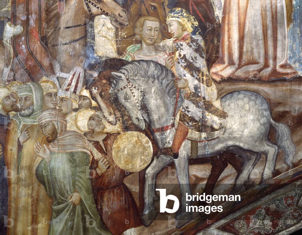 Detail from the Crucifixion (fresco)