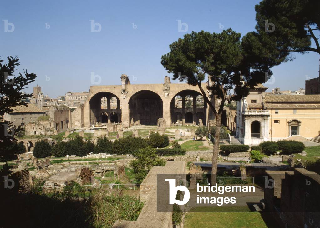 Basilica of Maxentius, Roman Forum, Rome, Italy (photo)
