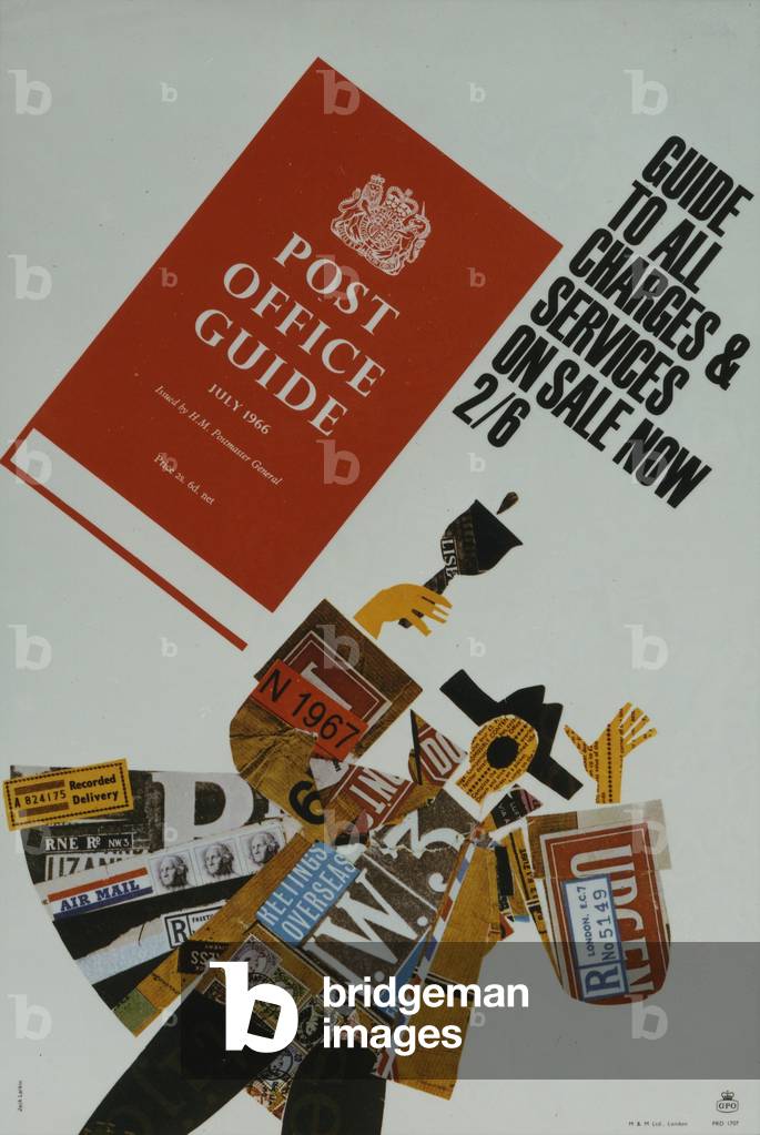 'Post Office Guide' to all charges and services, 1966 (colour litho)