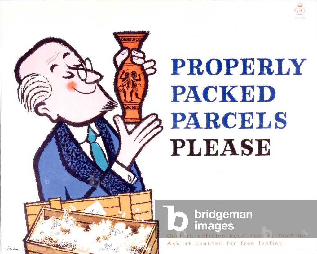 Properly Packed Parcels Please, 1962 (colour litho)