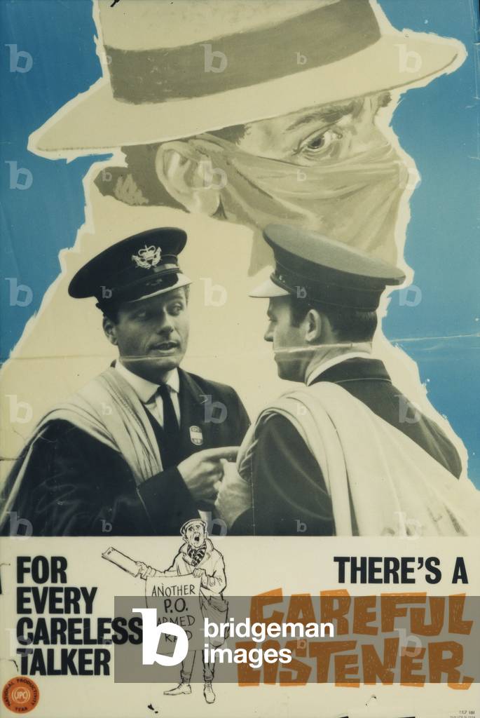 For every careless talker there's a careful listener, 1963 (colour litho)