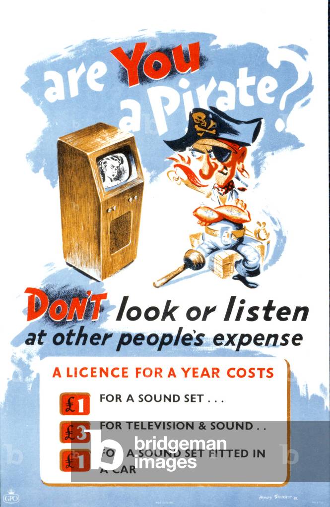 'Are you a Pirate?', 1954 (colour litho)