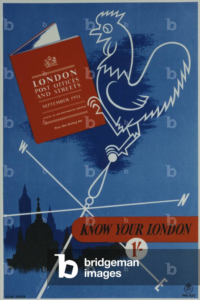 Know Your London, 1951 (colour litho)