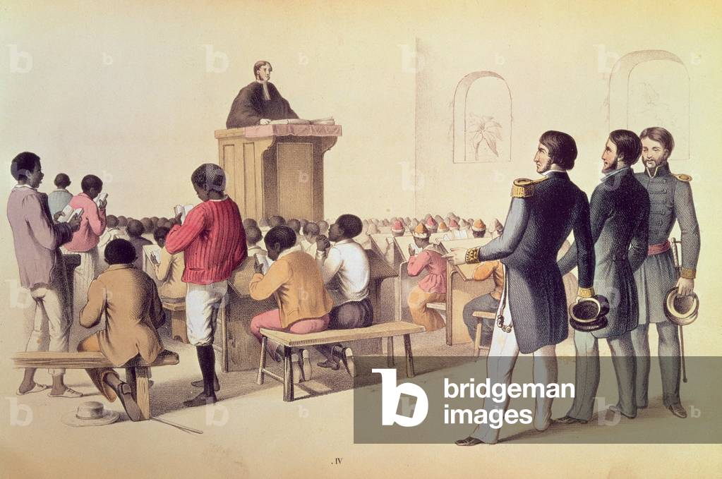English Officers in an African Congregation from 
