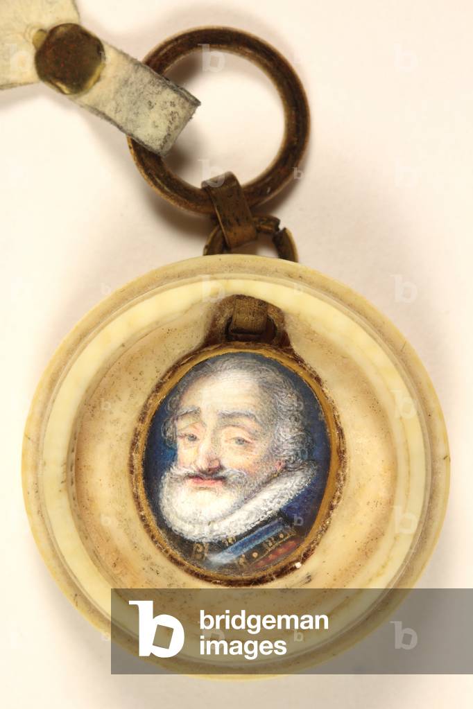 Henry IV of France (w/c on vellum)