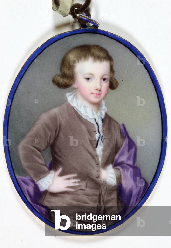 Lord Edward Charles Cavendish Bentinck (enamel)