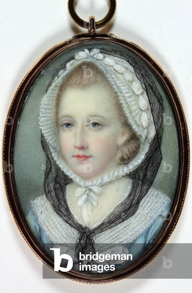 Elizabeth Gunning, Duchess of Hamilton and Duchess of Argyll (enamel)