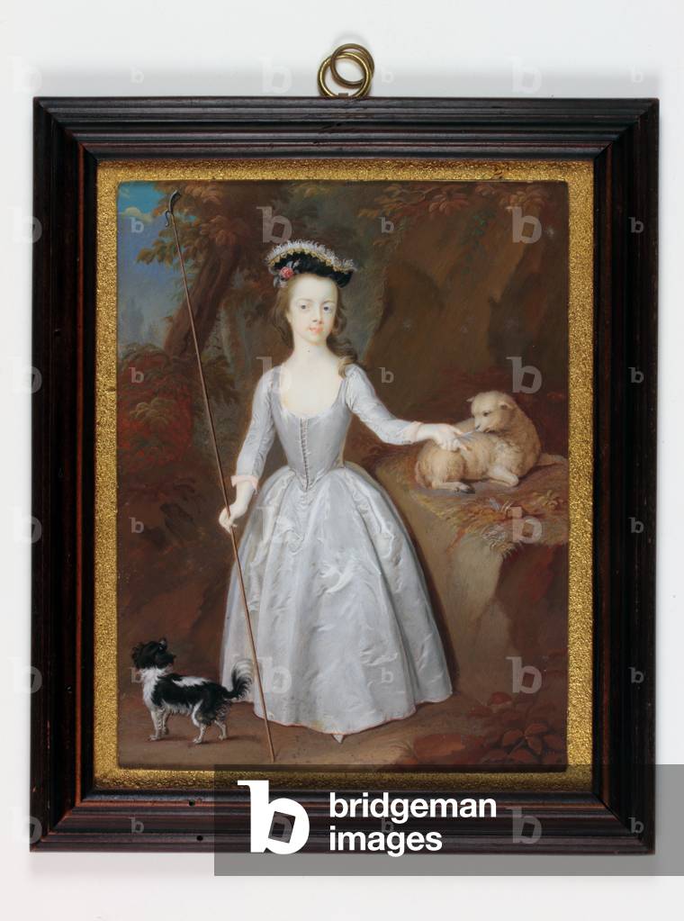 Lady Margaret Cavendish Holles Harley (w/c on ivory)