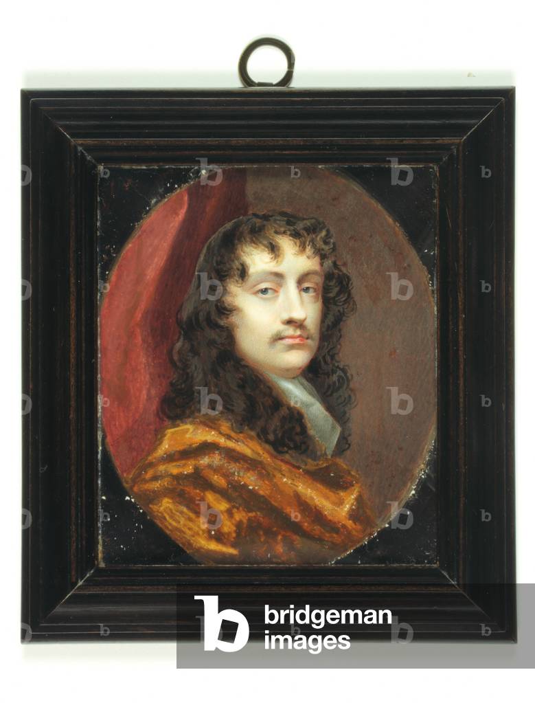 Sir Peter Lely (w/c on ivory)