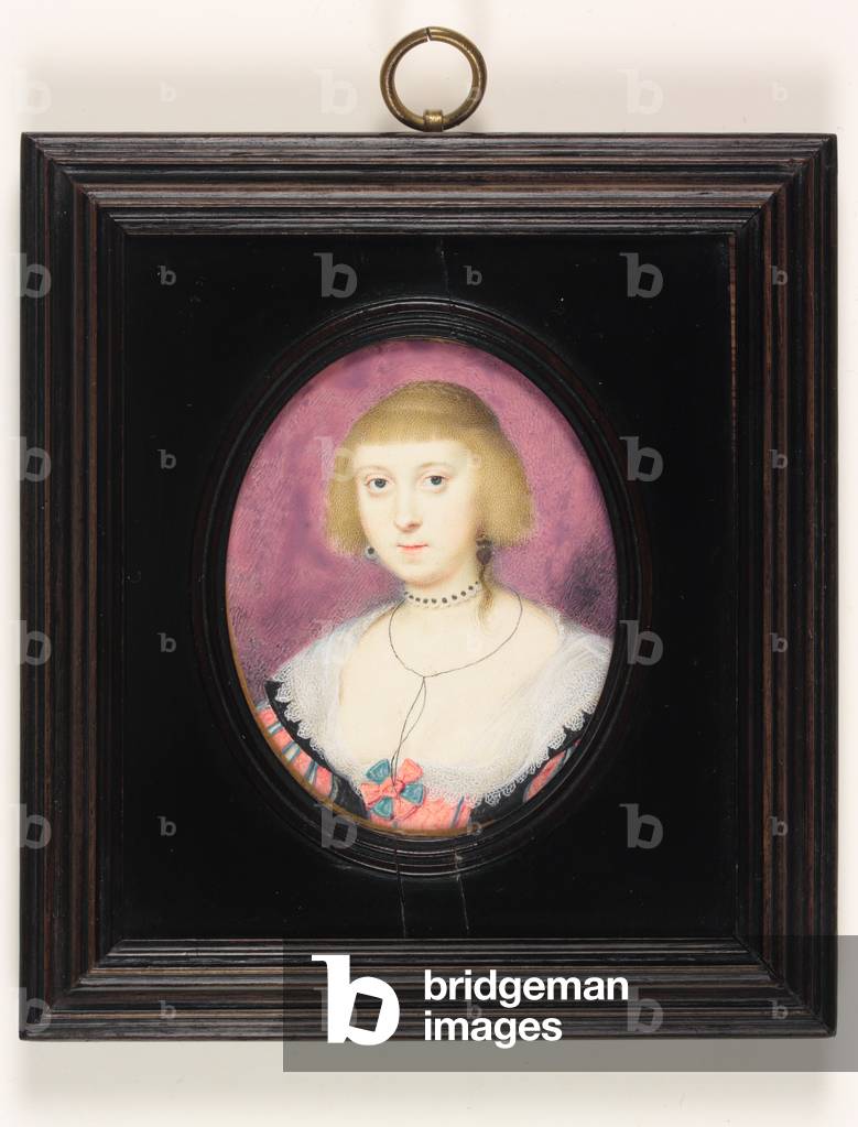Lady Katherine Manners, Duchess Of Buckingham (w/c on vellum)