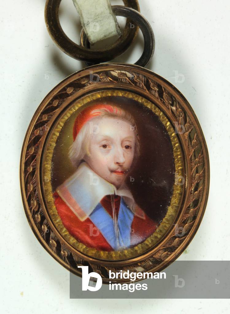 Armand-Jean Du Plessis, Cardinal, Duc De Richelieu (enamel)