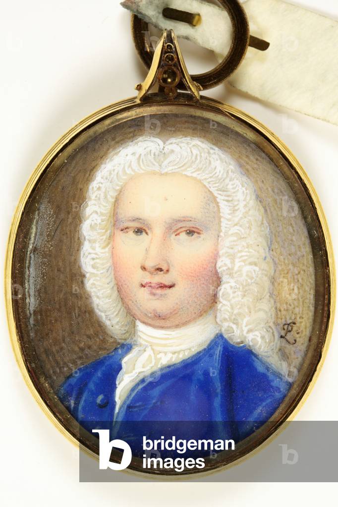 A Gentleman called Richard Steele, 1740 (w/c on paper)