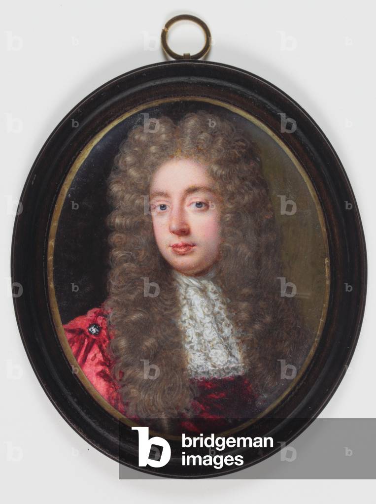 Christopher Vane, 1st Baron Barnard (w/c on ivory)