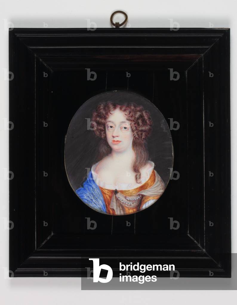 Frances Pierrepont, Duchess of Newcastle (w/c on ivory)