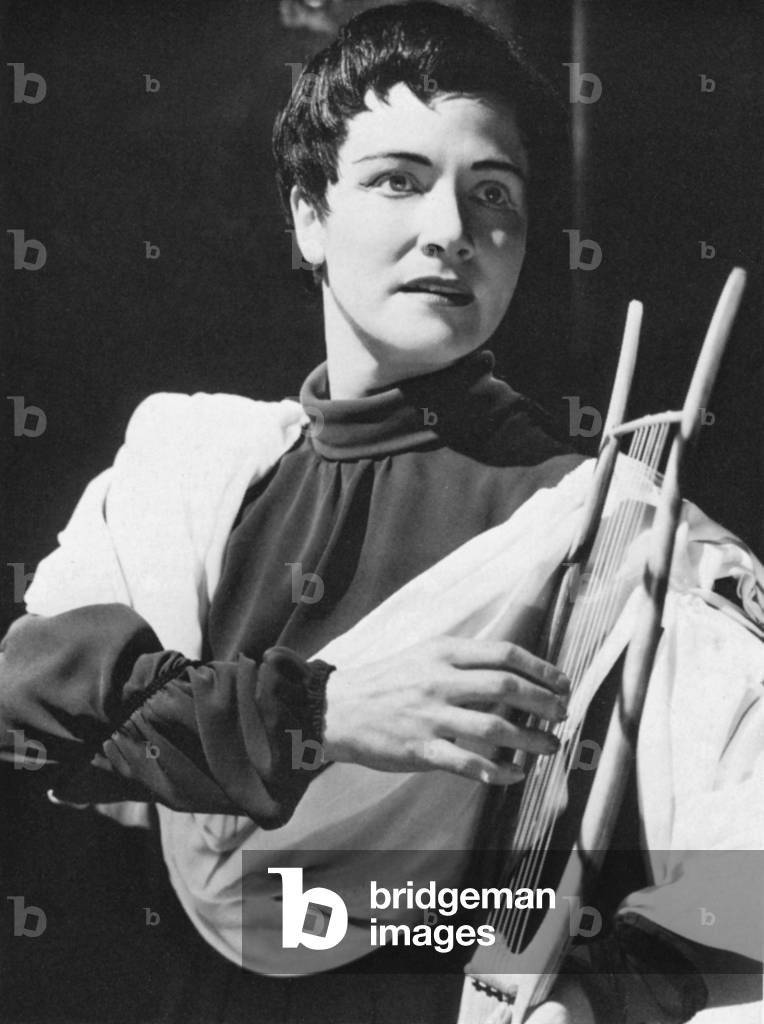 Kathleen Ferrier as Orfeo in Christoph Willibald Gluck's opera Orfeo ed Euridice at Royal Opera House, Covent Garden, London 1953